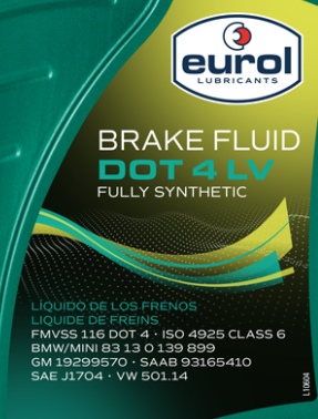 EUROL BRAKE FLUID DOT 4 LV (IBC 1000L)