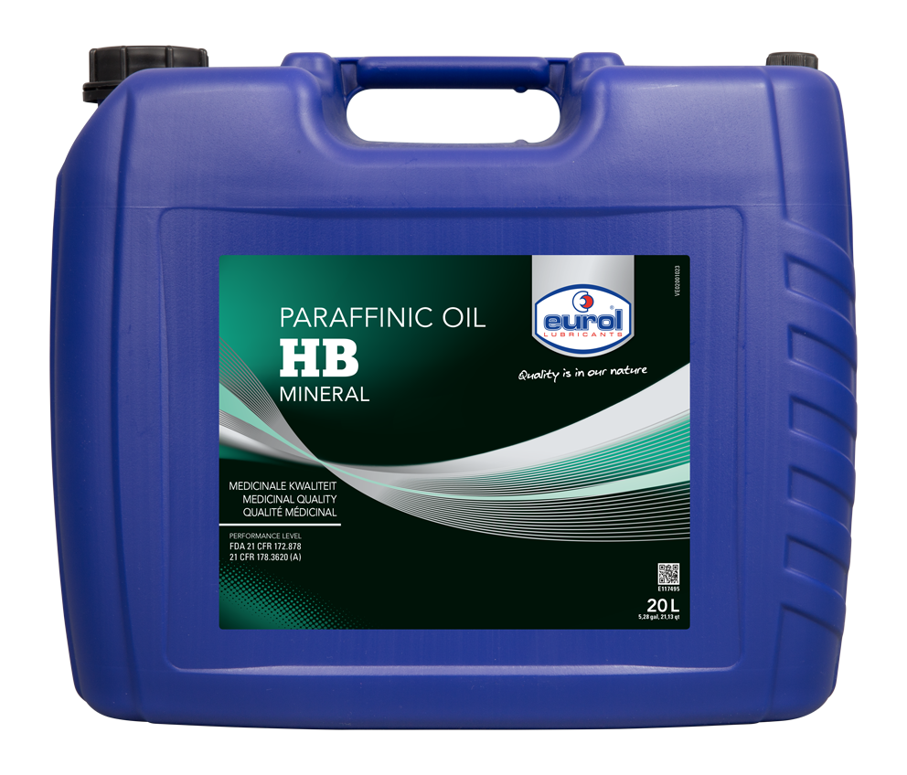 EUROL PARAFFINIC OIL HB (20L ZIL)