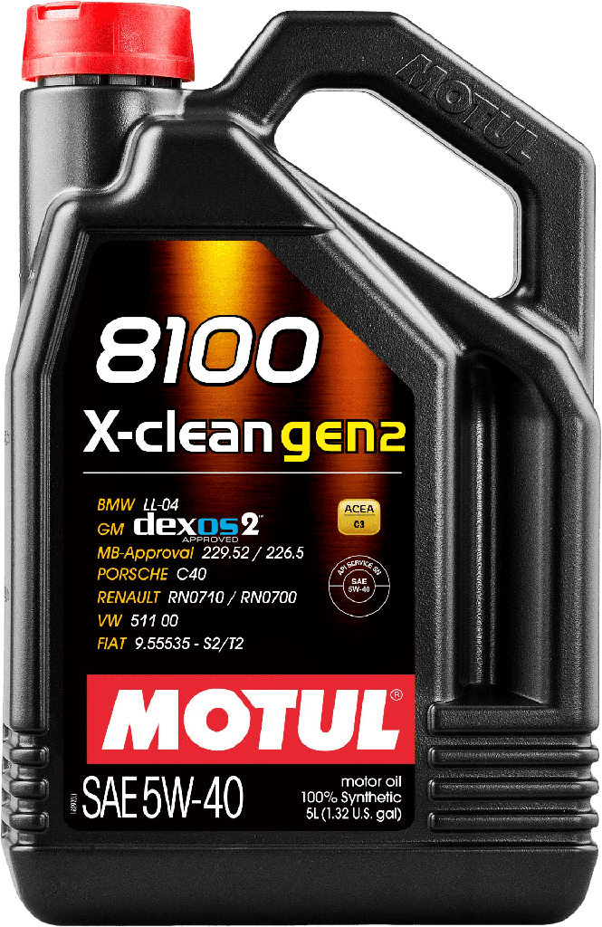MOTUL 8100 X-CLEAN GEN2 5W-40 (5L)