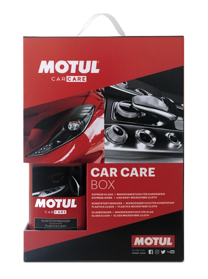 MOTUL CAR CARE BOX PRE-ASSEMBLED DE (4PCE)