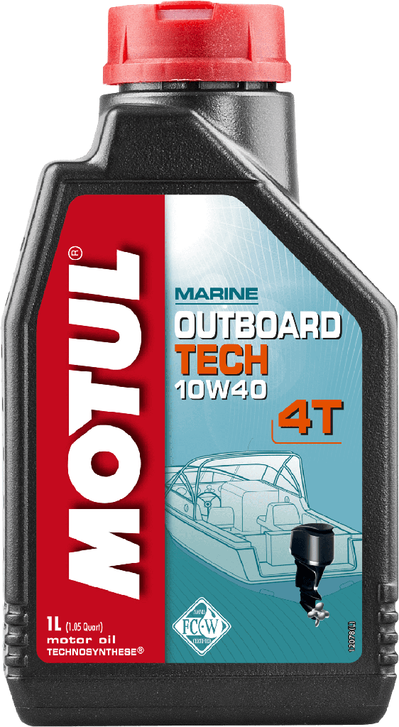 MOTUL OUTBOARD TECH 4T 10W40 (1L)