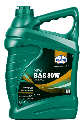 [E110590-5L] EUROL MPG SAE 80W GL-4 (5L)