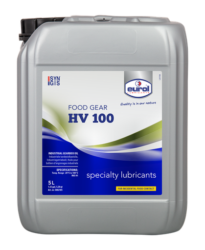 [S002105-5L] EUROL FOOD GEAR HV 100 (5L)