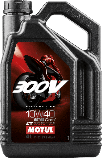 [104121] MOTUL 300V FACTORY LINE ROAD RACING 4T 10W-40 (4L)