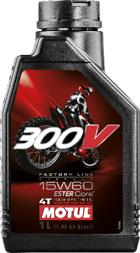 [104137] MOTUL 300V FACTORY LINE OFF ROAD 15W-60 (1L)
