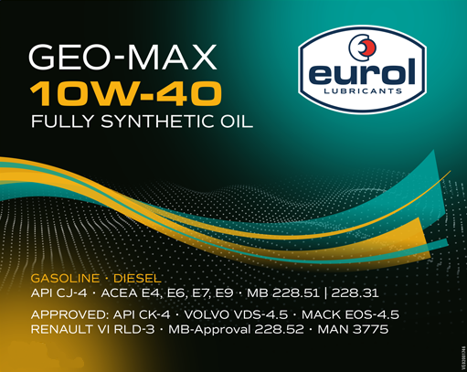 [E100121-IBC] EUROL GEO-MAX 10W-40 (IBC 1000L)