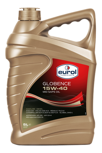 [E100124-5L] EUROL GLOBENCE 15W-40 (5L)