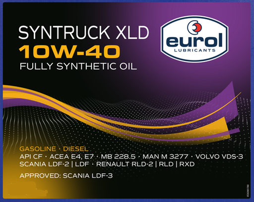 [E100122-IBC] EUROL SYNTRUCK XLD 10W-40 (IBC 1000L)