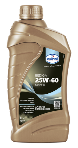 [E100055-1L] EUROL BEDIGA 25W-60 (1L)