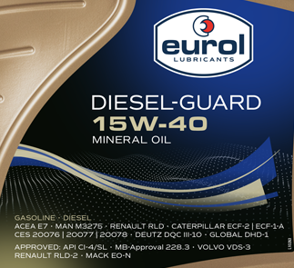 [E100112-IBC] EUROL DIESEL-GUARD 15W-40 (IBC 1000L)