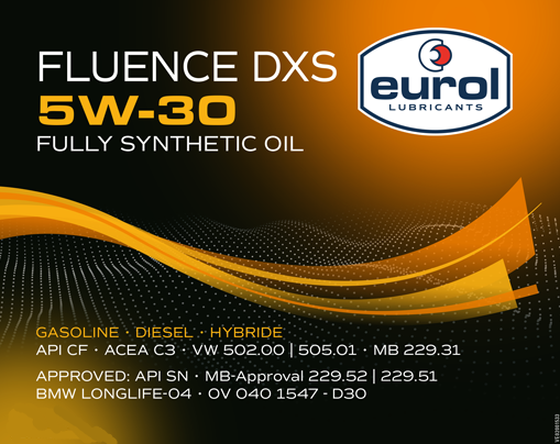 [E100076-IBC] EUROL FLUENCE DXS 5W-30 (IBC 1000L)