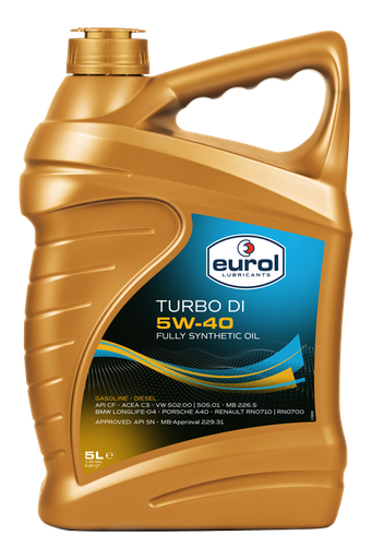 [E100085-5L] EUROL TURBO DI 5W-40 (5L)