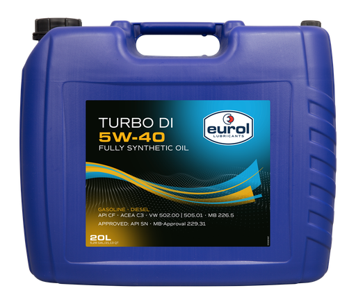 [E100085-20L ZIL] EUROL TURBO DI 5W-40 (20L ZIL)