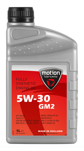 [M01013-1L] MOTION 5W-30 GM2 (1L)