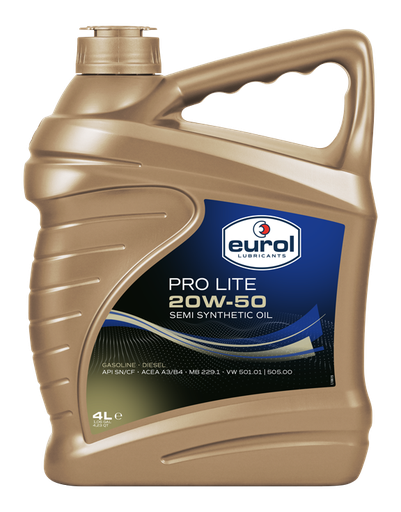 [E100162-4L] EUROL PRO LITE 20W-50 SN (4L)