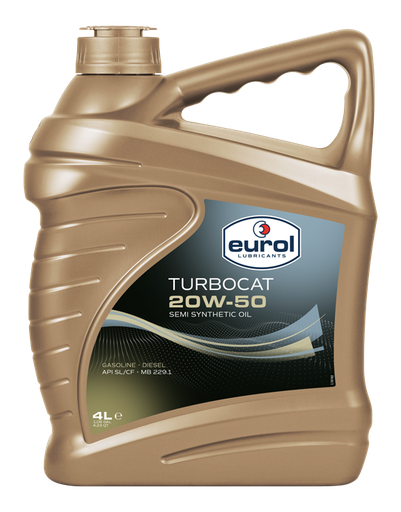 [E100021-4L] EUROL TURBOCAT 20W-50 (4L)