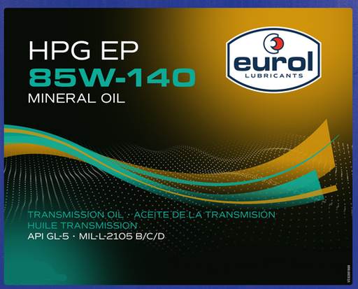 [E110640-25L BL] EUROL HPG EP 85W-140 GL5 (25L BL)
