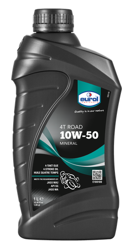 [E100100-1L] EUROL 4T ROAD 10W-50 (1L)