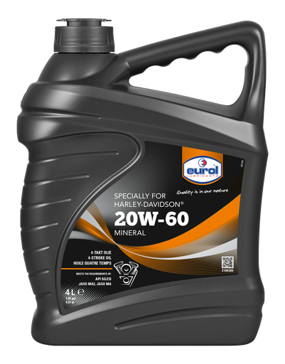 [E100380-4L] EUROL HARLEY 20W-60 (4L)