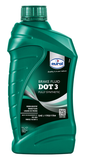 [E801300-1L] EUROL BRAKE FLUID DOT 3 (1L)