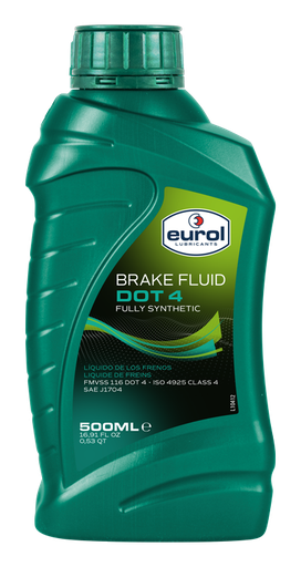 [E801400-500ML] EUROL BRAKE FLUID DOT 4 (500ML)