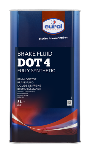 [E801400-5L BLIK] EUROL BRAKE FLUID DOT 4 (5L BLIK)