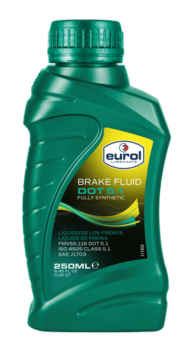 [E801500-250ML] EUROL BRAKE FLUID DOT 5.1 (250ML)