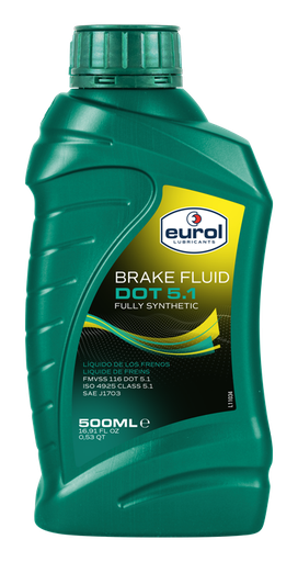 [E801500-500ML] EUROL BRAKE FLUID DOT 5.1 (500ML)