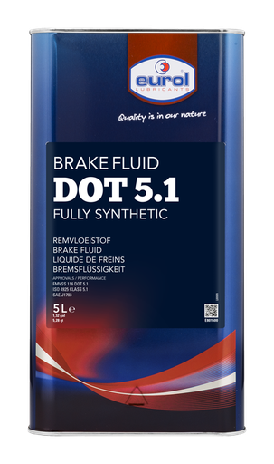 [E801500-5L BLIK] EUROL BRAKE FLUID DOT 5.1 (5L BLIK)