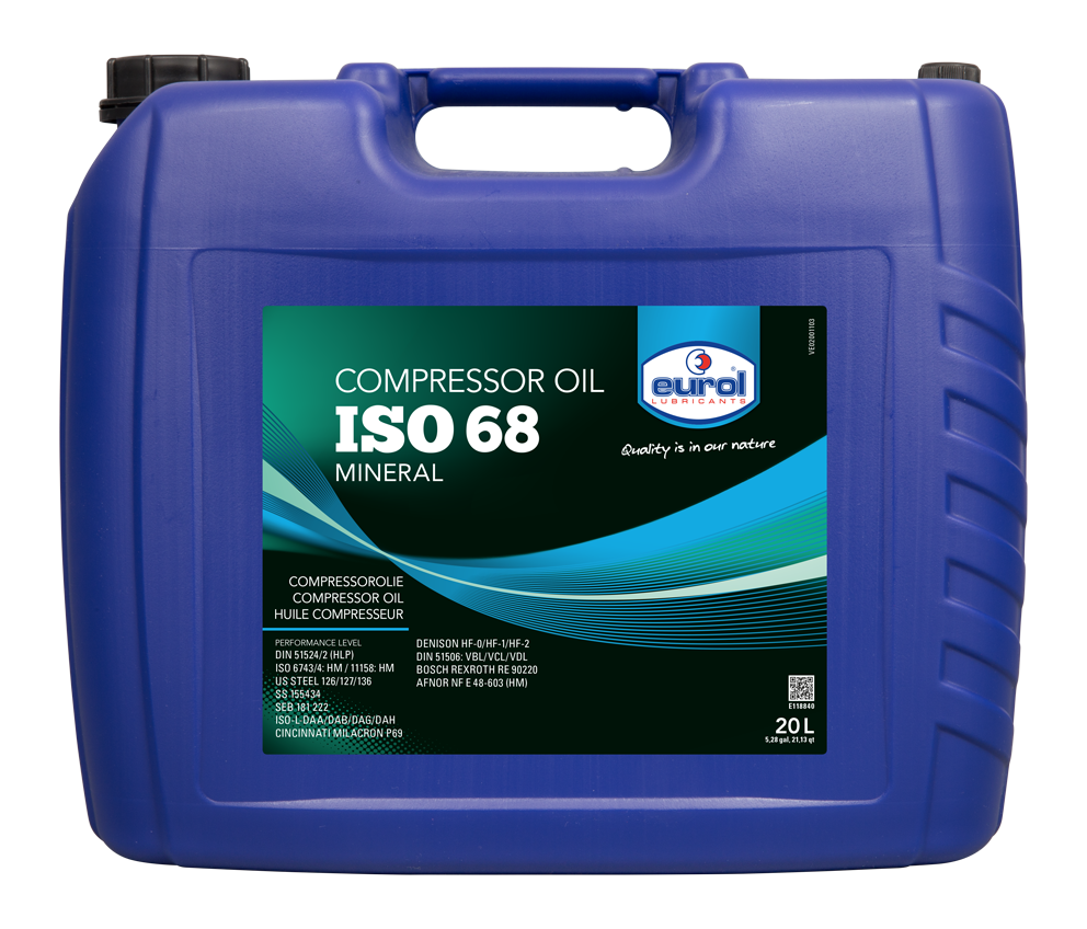 EUROL COMPRESSOR OIL 68 (20L ZIL)