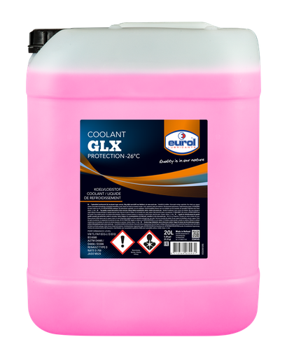 [E504145-20L NAT] EUROL COOLANT -26°C GLX (20L NAT)